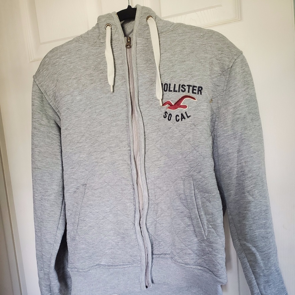 Hollister Zip Up Padded Hoodie
